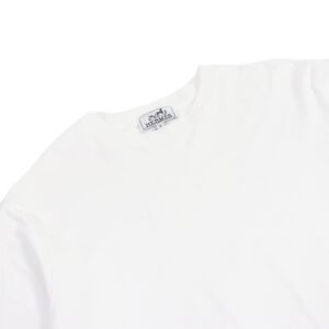 HERMES Short sleeve T-shirt cotton white S | AlmaBagz