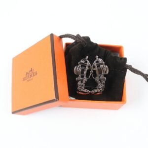 HERMES Scarf ring H603583S 00 Silver Silver Brides de Gala | AlmaBagz