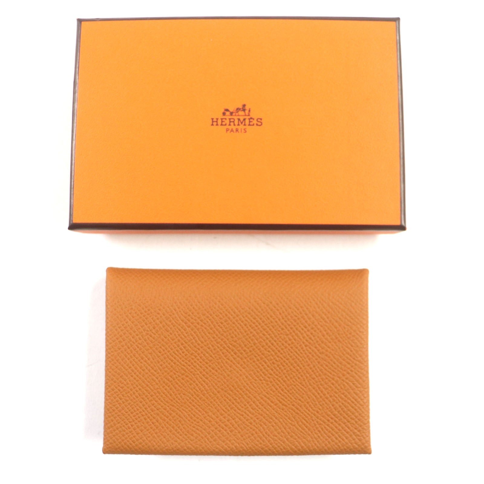 HERMES Coin case Epsom gold Calvi duo | AlmaBagz