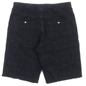 LOUIS VUITTON Denim pants cotton black 42 | AlmaBagz