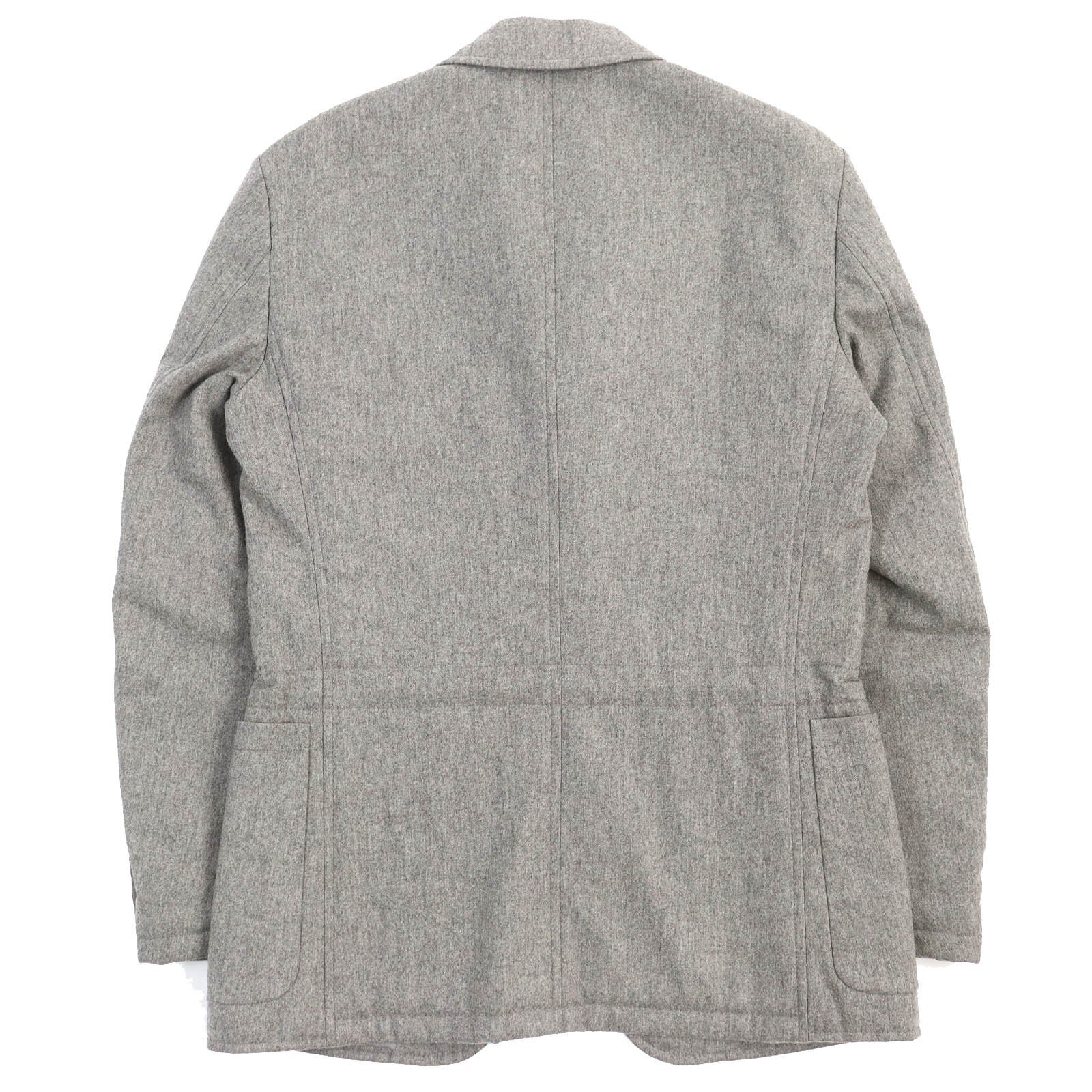 HERMES tailored jacket wool gray 46 | AlmaBagz