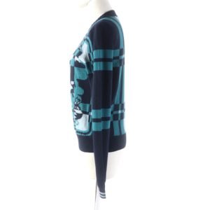 HERMES knit 3H2620DD cashmere Multi Brid de Gala Tartan 34 | AlmaBagz