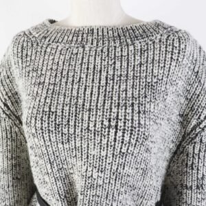 LOUIS VUITTON one piece wool Black White M | AlmaBagz