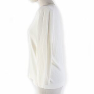 HERMES cardigan Rayon Ivory | AlmaBagz