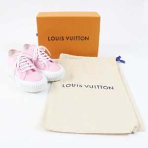 LOUIS VUITTON sneakers leather pink squad line 36.5 | AlmaBagz