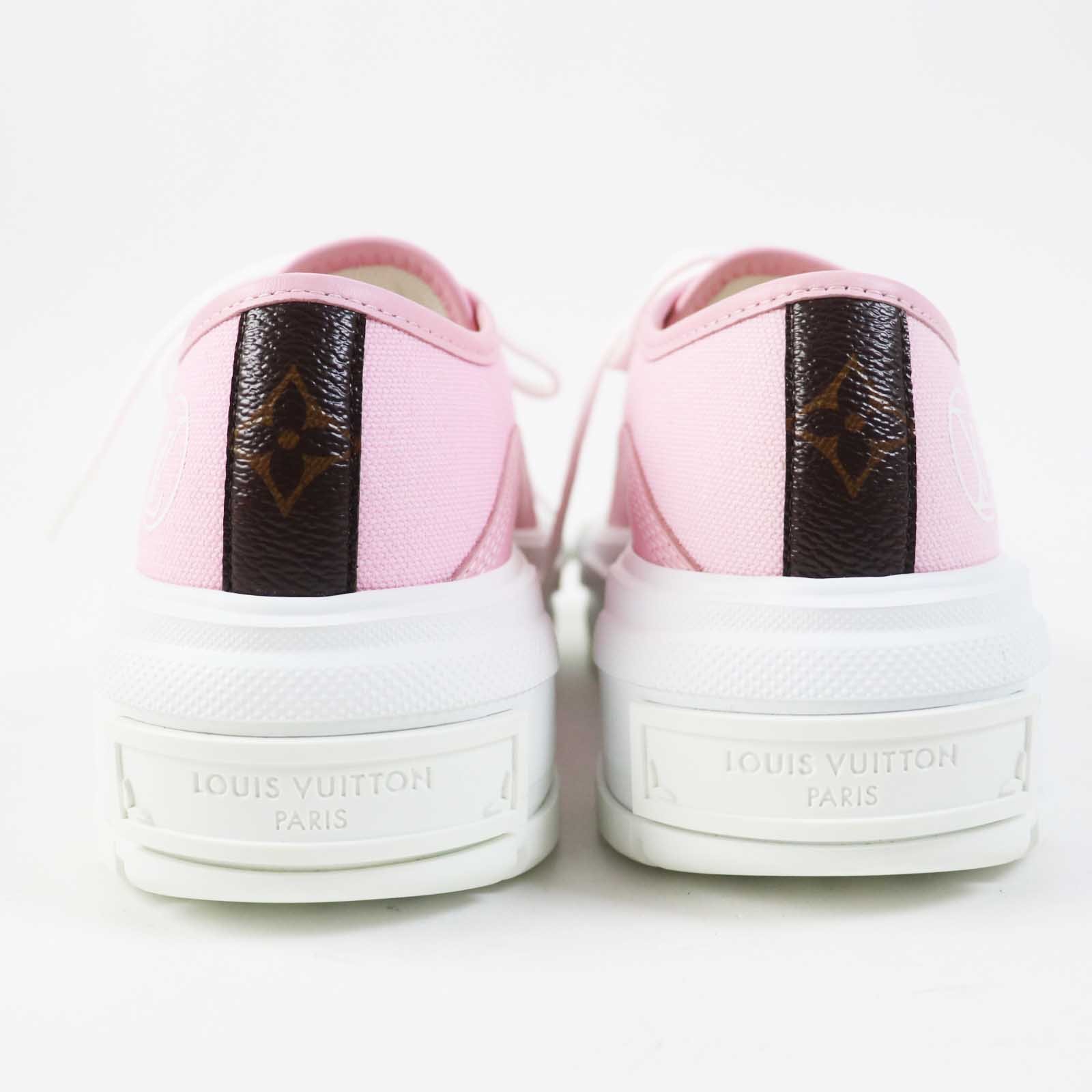 LOUIS VUITTON sneakers leather pink squad line 36.5 | AlmaBagz - Image 2