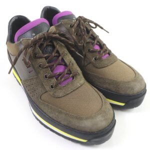 LOUIS VUITTON Low cut sneakers Suede leather Brown Harlem Line 7 | AlmaBagz