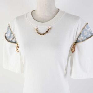 LOUIS VUITTON one piece cotton white XXS | AlmaBagz