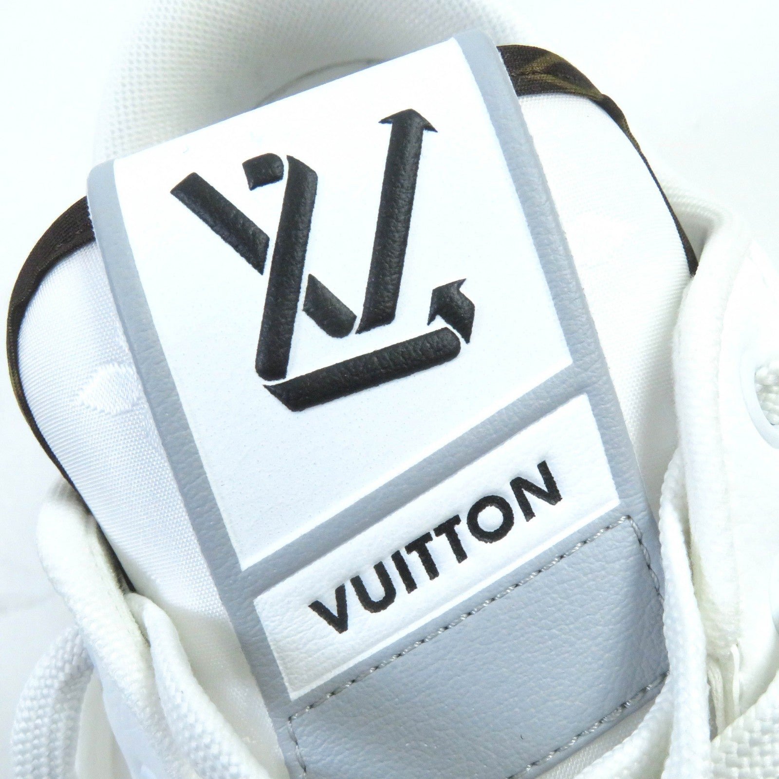 LOUIS VUITTON sneakers leather White brown Charlie line 38 | AlmaBagz - Image 11