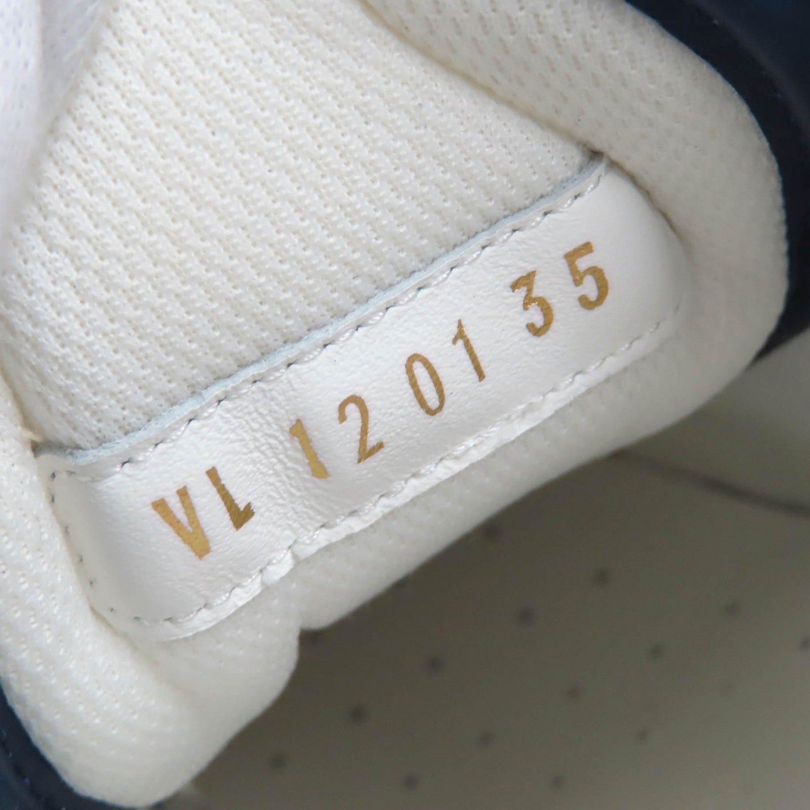 LOUIS VUITTON sneakers denim Indigo Blue White squad line 35 | AlmaBagz - Image 8