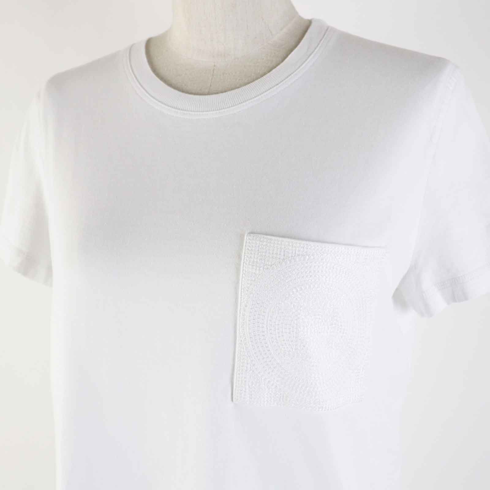 HERMES tops 3E4620DL cotton white 38 | AlmaBagz