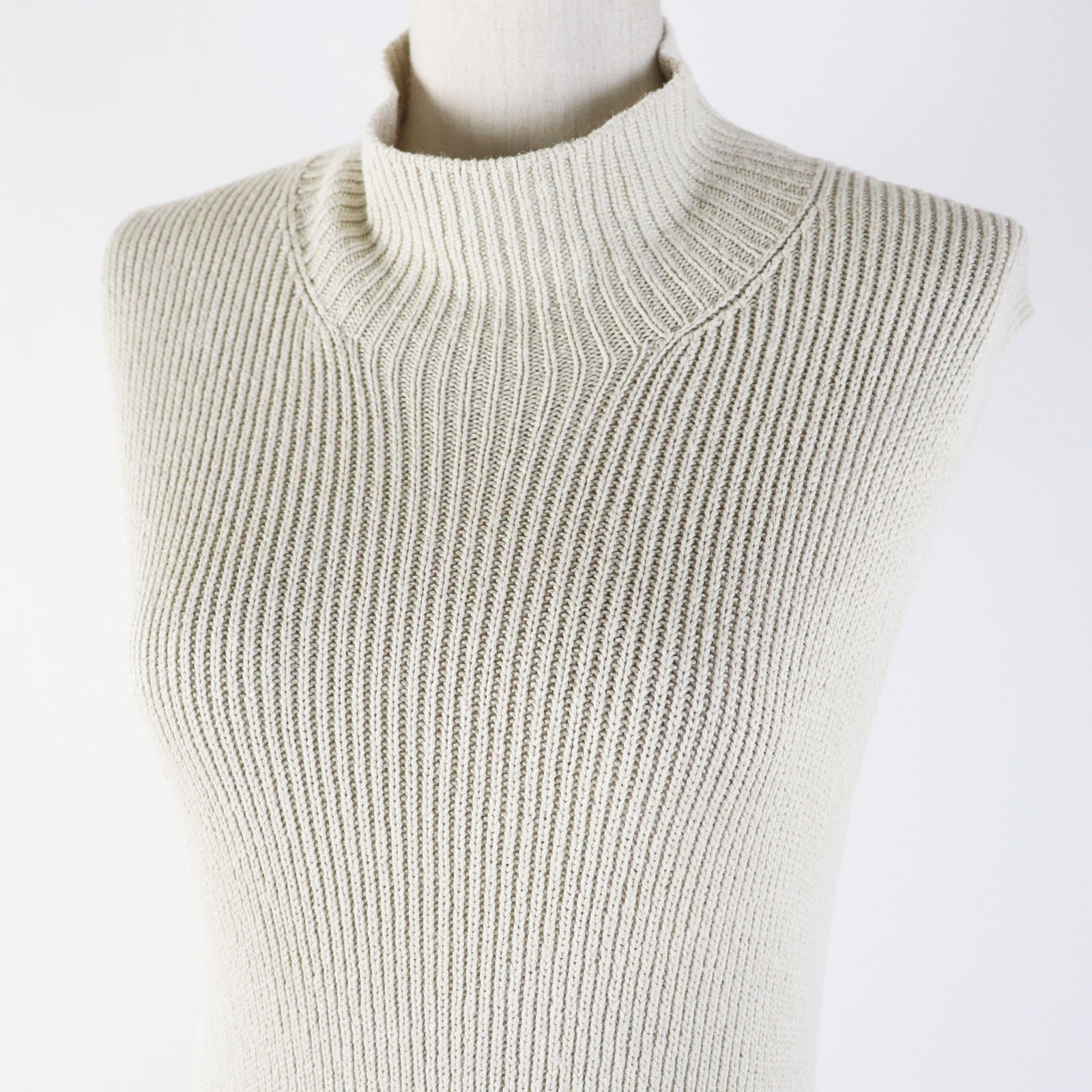 HERMES knit silk beige Margiela period | AlmaBagz