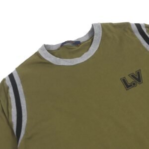 LOUIS VUITTON Short sleeve T-shirt cotton khaki L | AlmaBagz