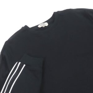 HERMES sweat cotton black Run H L | AlmaBagz