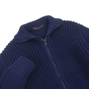 LOUIS VUITTON knit 1A89YK polyester Navy XS | AlmaBagz