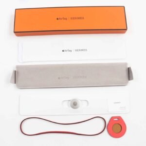 HERMES Other smartphones leather rose azale Apple AirTag AirTag | AlmaBagz