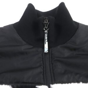 LOUIS VUITTON Nylon jacket HQY18W polyester black white light blue M | AlmaBagz