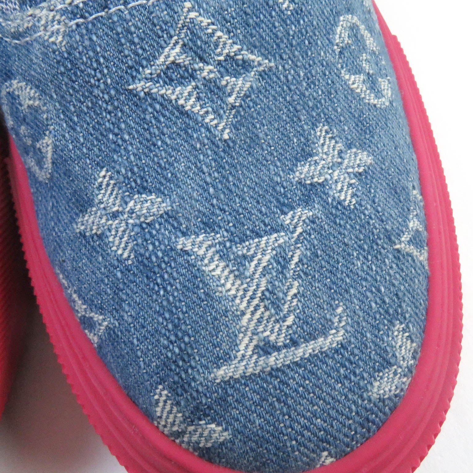 LOUIS VUITTON sneakers denim Indigo blue 6 | AlmaBagz - Image 5