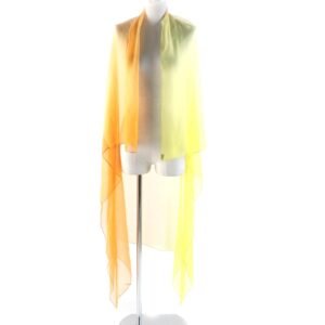 HERMES Stall silk Yellow orange | AlmaBagz