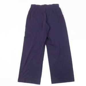 HERMES Wide pants cotton purple 36 | AlmaBagz