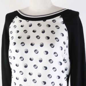 HERMES one piece silk Black Grey 34 | AlmaBagz