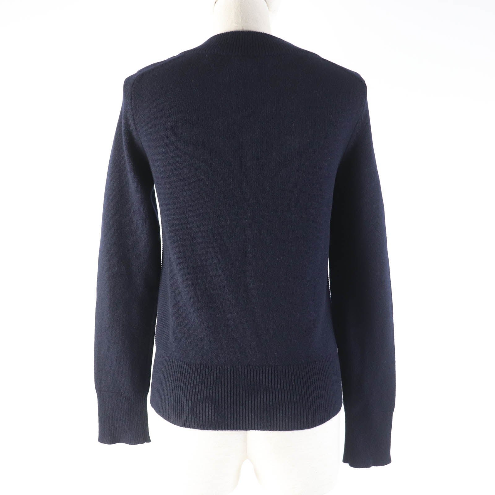 HERMES knit cashmere Navy 34 | AlmaBagz - Image 2