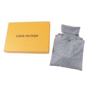 LOUIS VUITTON knit cashmere gray D-Ring Turtle Neck Knit Sweater D-Ring Turtle Neck Knit Sweater XS | AlmaBagz
