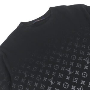 LOUIS VUITTON Short sleeve T-shirt cotton black S | AlmaBagz