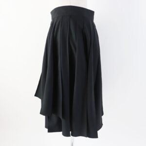 HERMES skirt wool black 40 | AlmaBagz