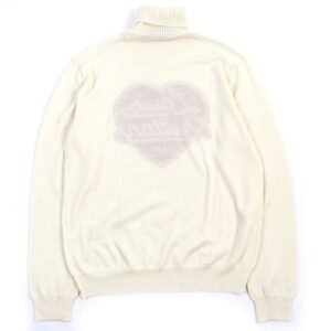 LOUIS VUITTON knit wool Ivory Red M | AlmaBagz