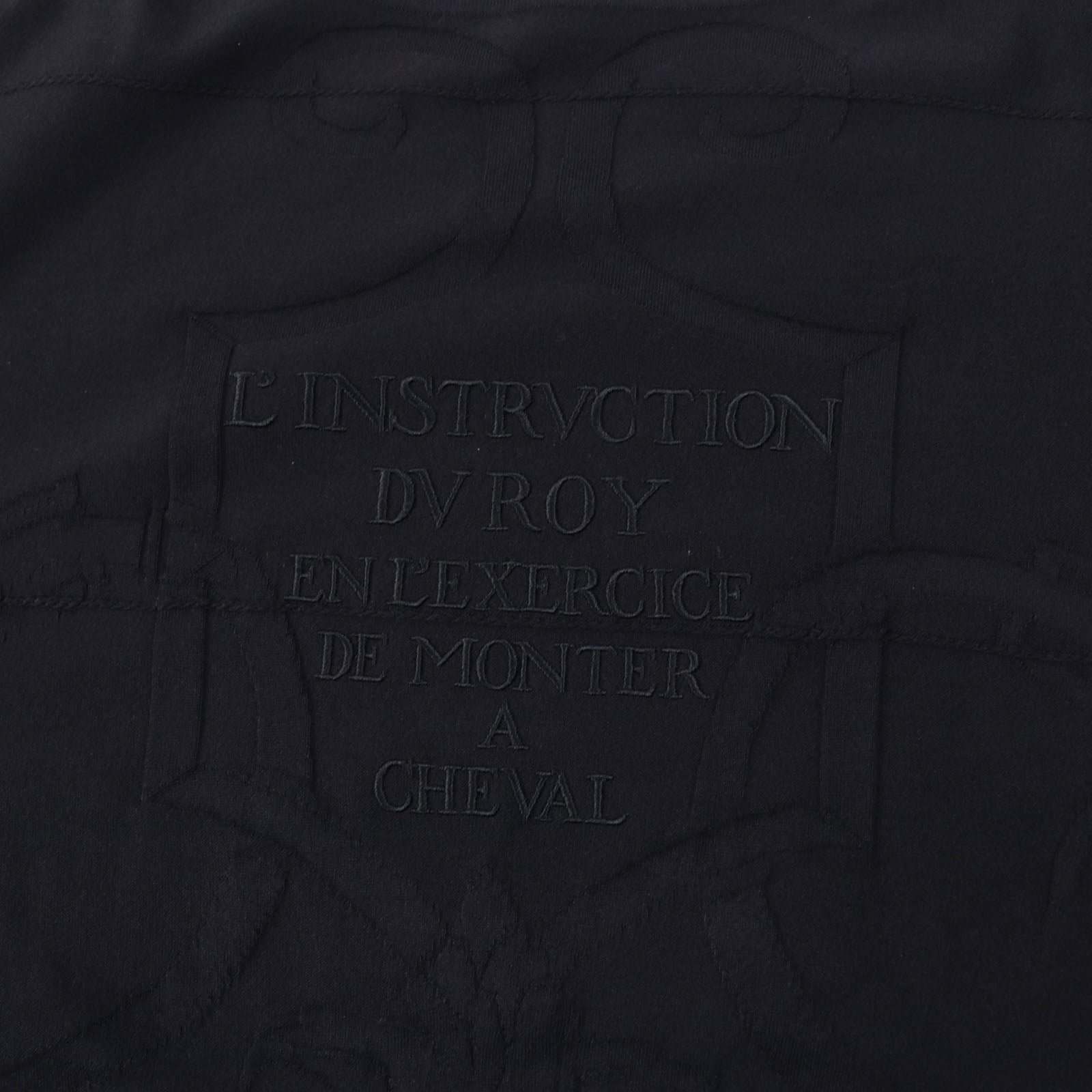 HERMES knit silk black L'INSTRVCTION DV ROY Teiogaku 36 | AlmaBagz - Image 4