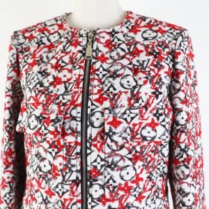 LOUIS VUITTON coat cotton Red White Black 38 | AlmaBagz