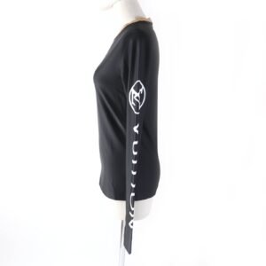 LOUIS VUITTON Long-sleeved T-shirt Rayon black XS | AlmaBagz