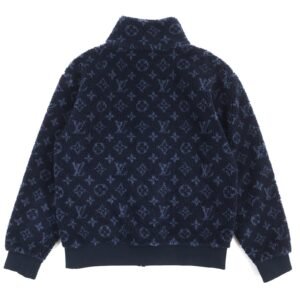 LOUIS VUITTON Blouson polyester Navy Blue type S | AlmaBagz