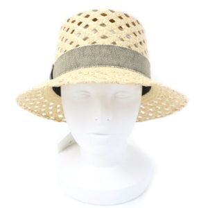 HERMES hat Straw natural Eleonora 58 | AlmaBagz