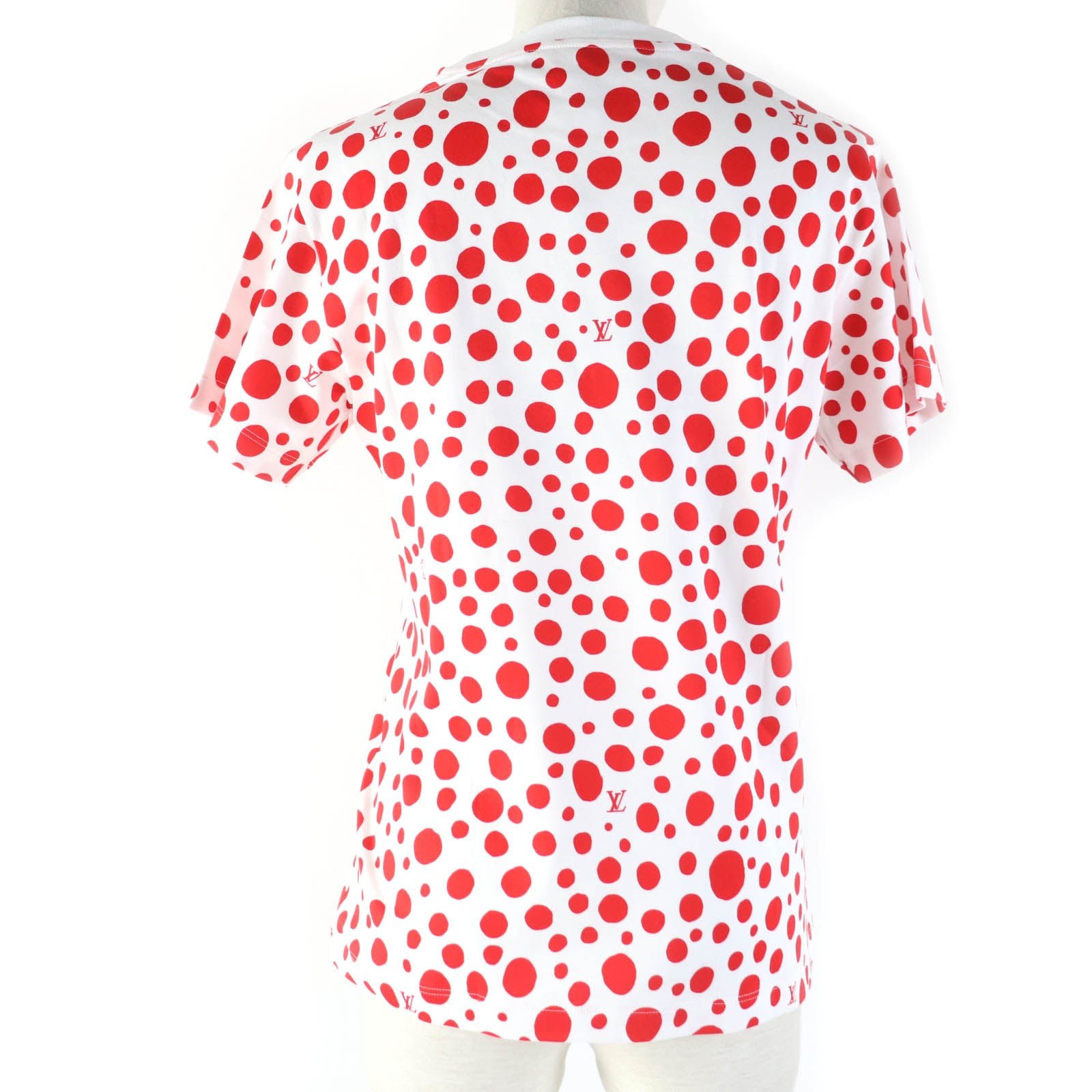 LOUIS VUITTON Short sleeve T-shirt cotton White red XS | AlmaBagz - Image 2