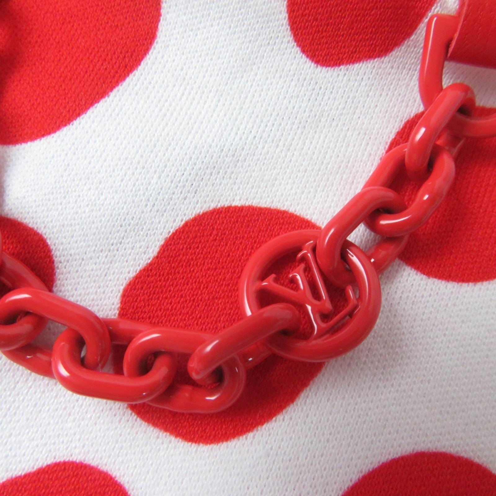 LOUIS VUITTON Short sleeve T-shirt cotton White red XS | AlmaBagz - Image 4