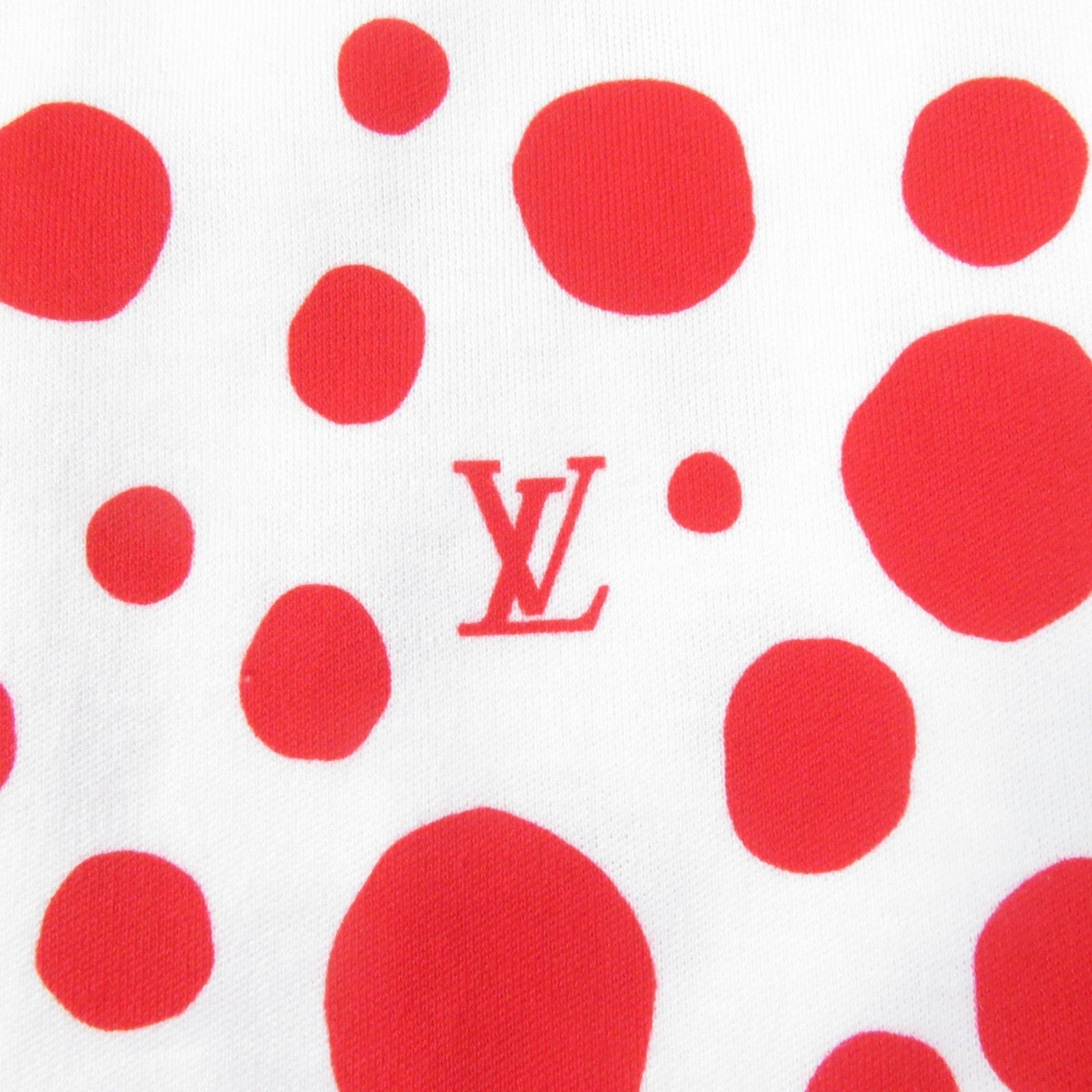 LOUIS VUITTON Short sleeve T-shirt cotton White red XS | AlmaBagz - Image 5