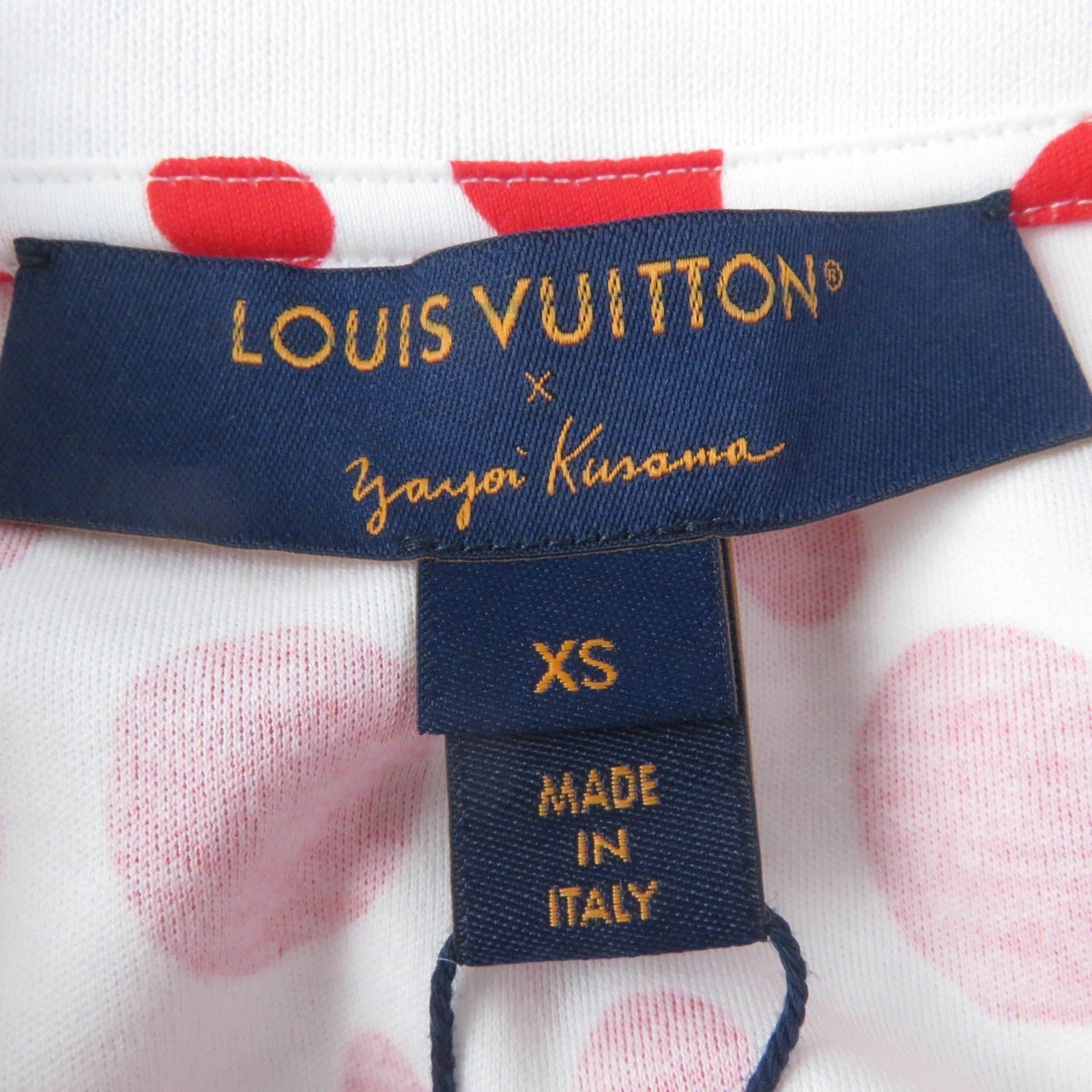 LOUIS VUITTON Short sleeve T-shirt cotton White red XS | AlmaBagz - Image 6