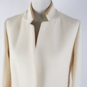 HERMES Other outerwear wool Ivory beige Prefall collection 36 | AlmaBagz