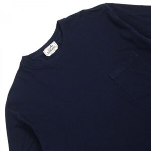 HERMES Short sleeve T-shirt cotton Dark navy | AlmaBagz