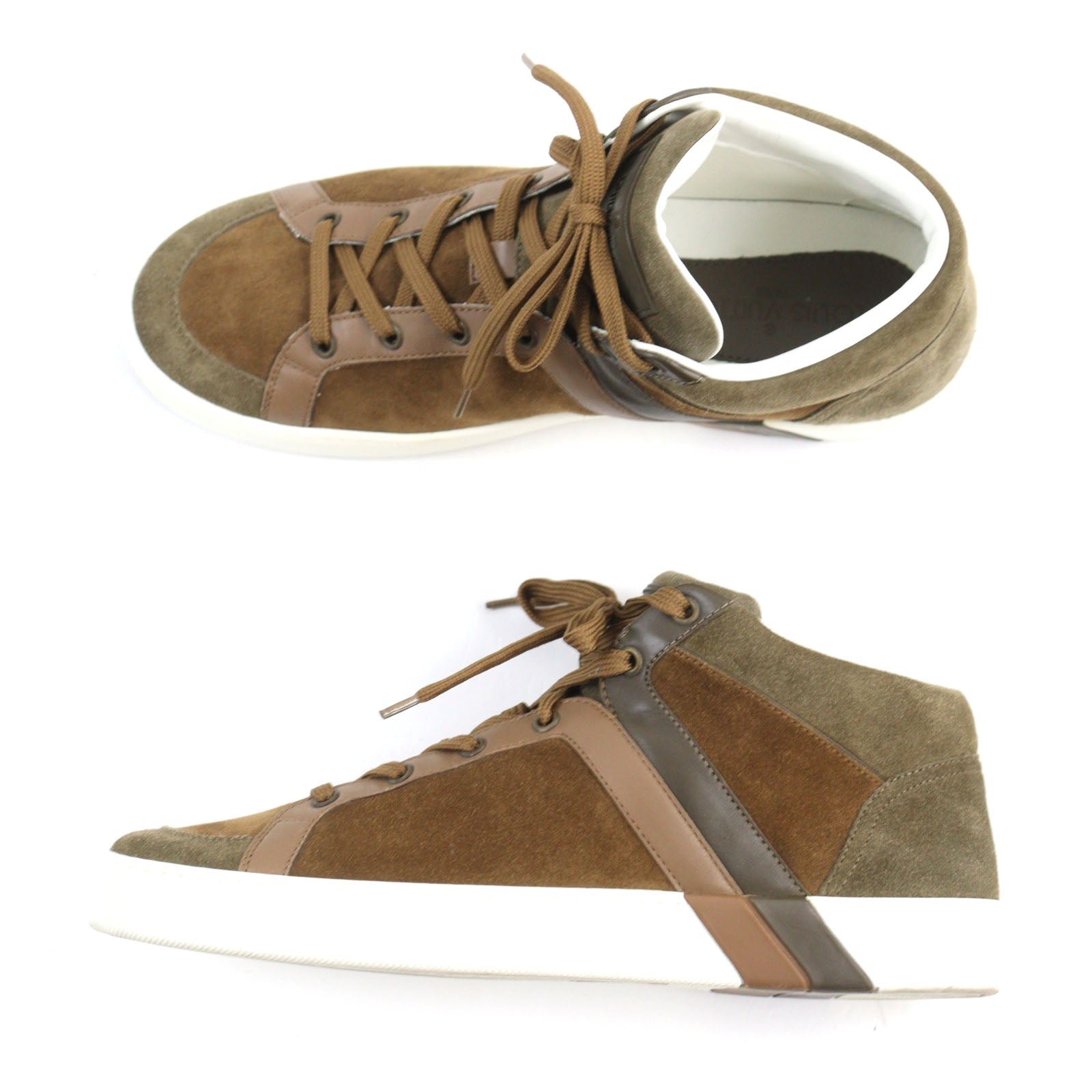 LOUIS VUITTON sneakers Suede leather Brown type 6 | AlmaBagz - Image 3