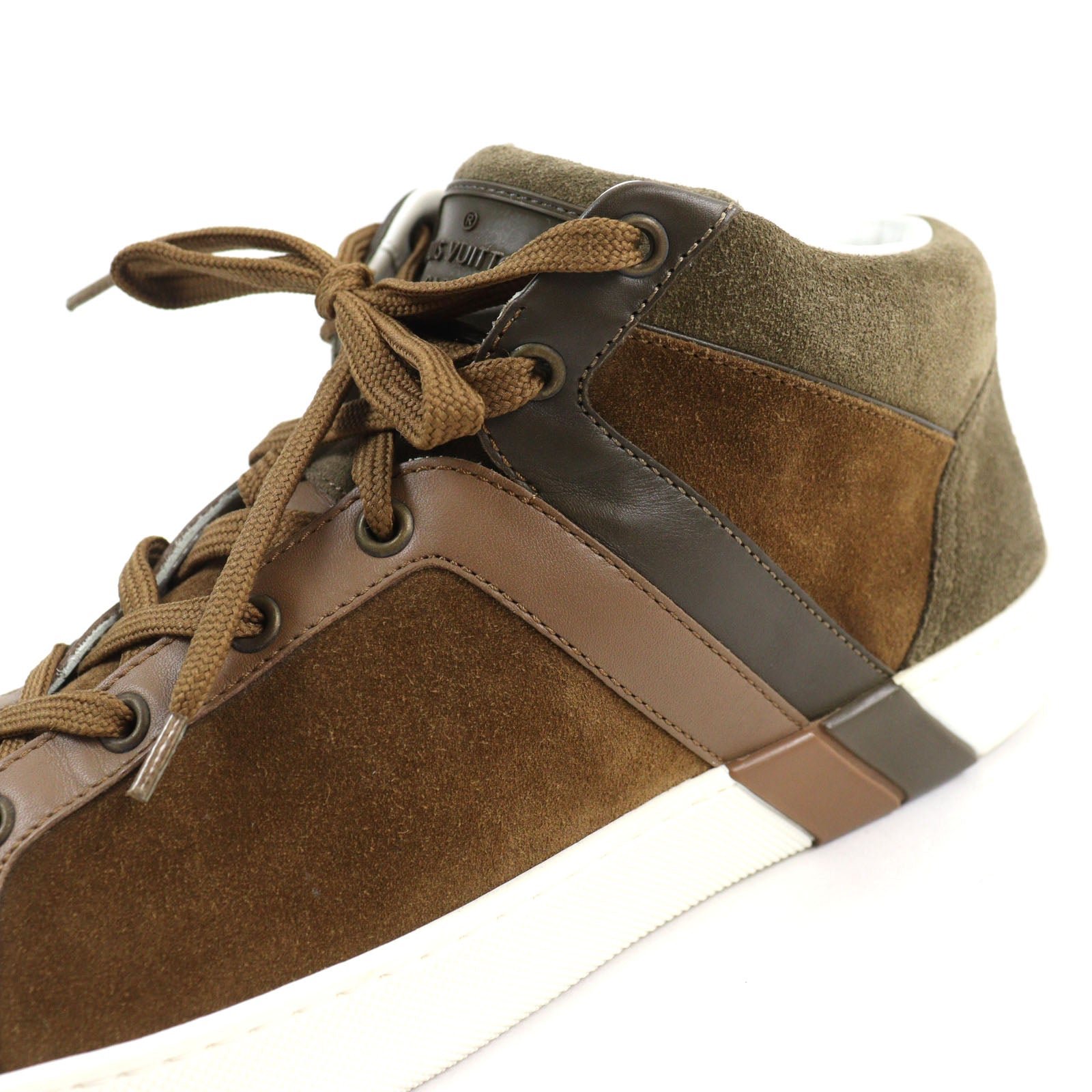 LOUIS VUITTON sneakers Suede leather Brown type 6 | AlmaBagz - Image 7