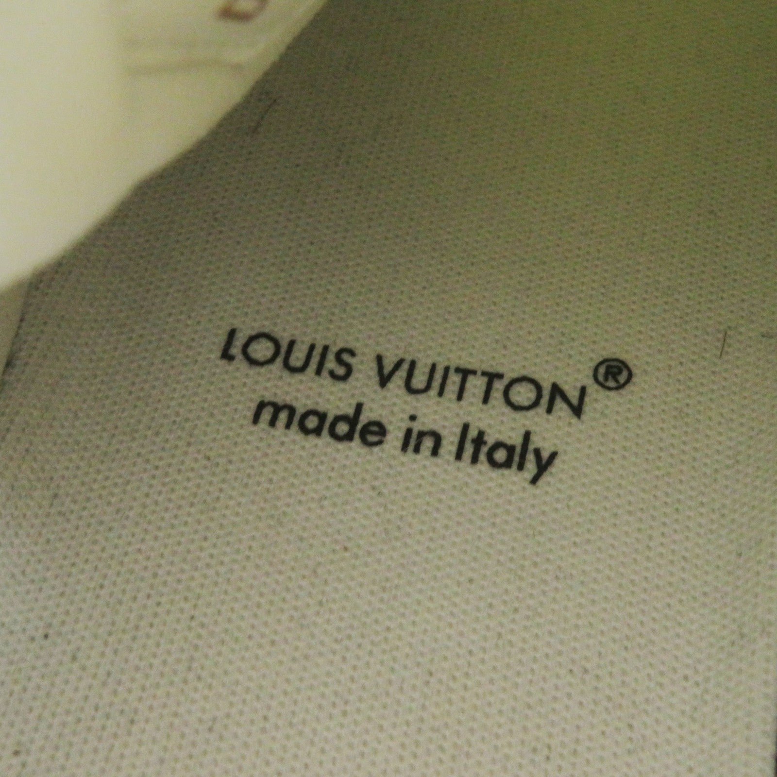 LOUIS VUITTON sneakers 1AC2A9 Denim, Leather White black LV Trainer Line 36.5 | AlmaBagz - Image 7