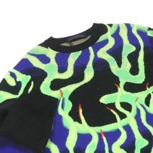 LOUIS VUITTON knit HNN11W wool multicolor M | AlmaBagz