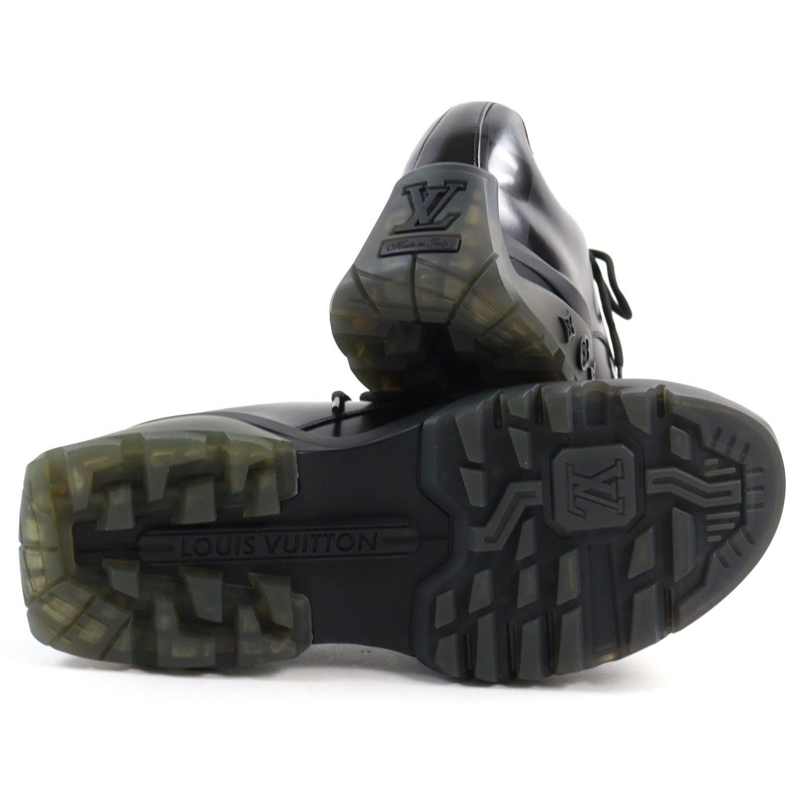 LOUIS VUITTON sneakers leather black Millennium line 8.5 | AlmaBagz - Image 3