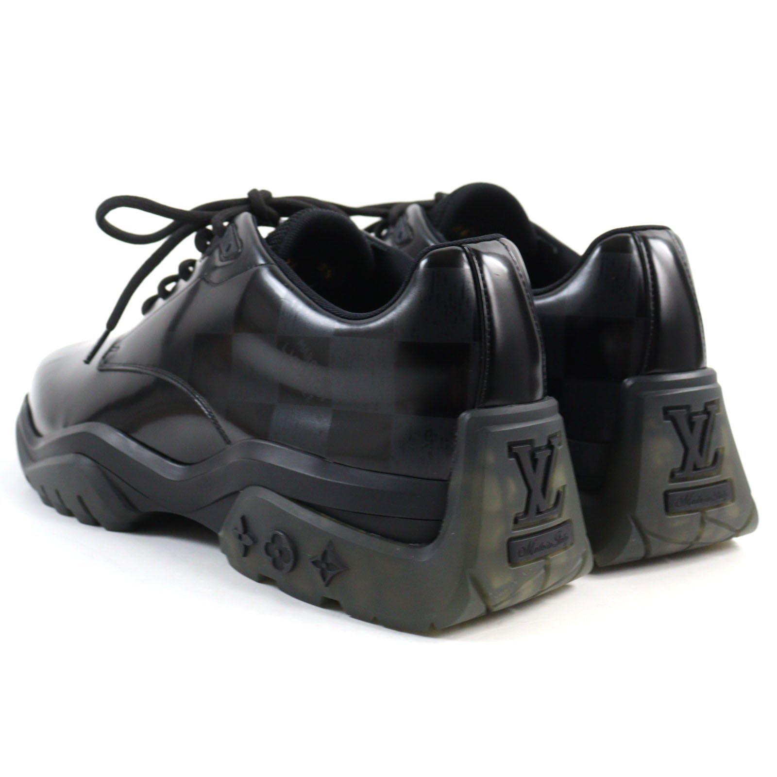 LOUIS VUITTON sneakers leather black Millennium line 8.5 | AlmaBagz - Image 4