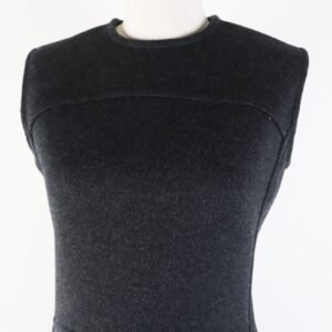 LOUIS VUITTON one piece wool Dark Gray Pink 34 | AlmaBagz