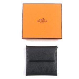 HERMES Coin case Epsom black Bastia | AlmaBagz