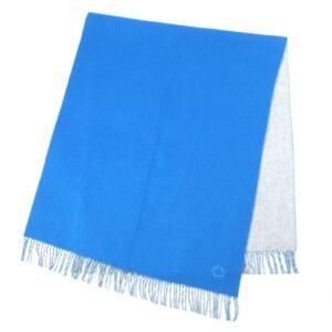 HERMES shawl H259084S cashmere blue | AlmaBagz